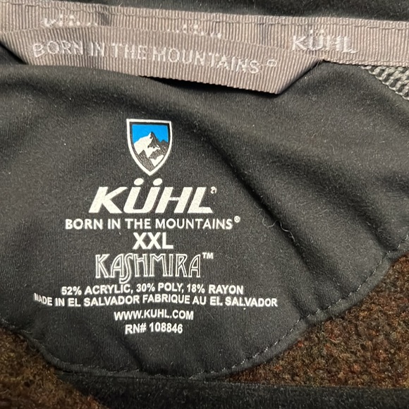 Ladies Kuhl Kashmira 1/4 Zip Long Sleeve - Size XXL - Picture 9 of 10